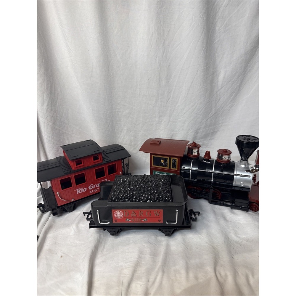 VTG Scientific Toys LTD Train Set Rio Grande 7318 Caboose 4067 Coal 4112 Tracks